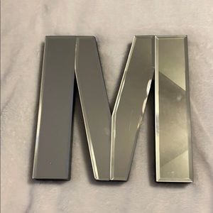 Cute Mirrored M wall decor